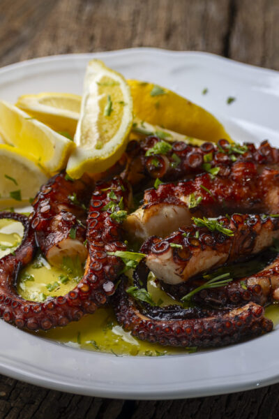 pečeni krakovi hobotnice u maslinovom ulju s limunom recept web kuharica