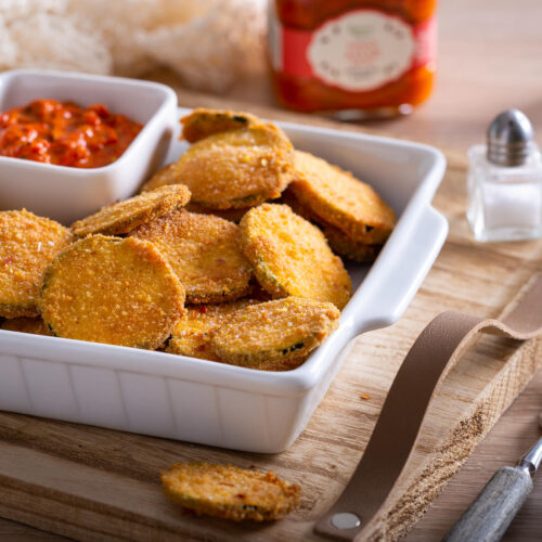 recept za hrskave pohane tikvice s ajvarom